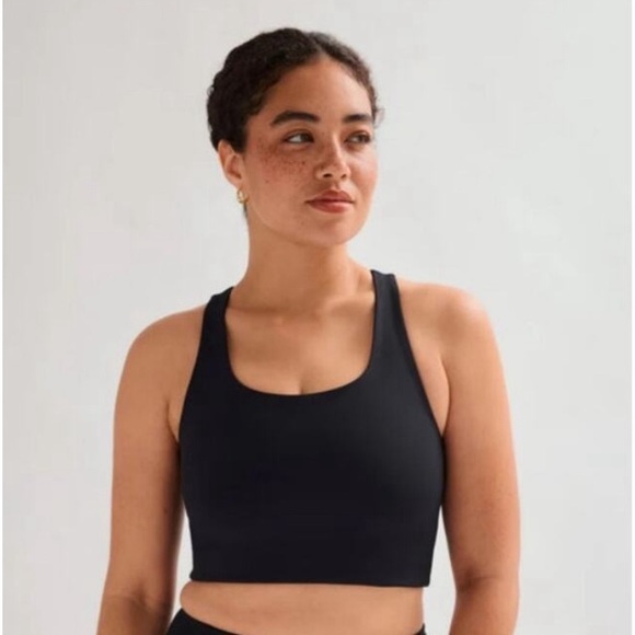 girlfriend collective Other - Girlfriend Collective Paloma Racerback Bra in Black Size Small NWT